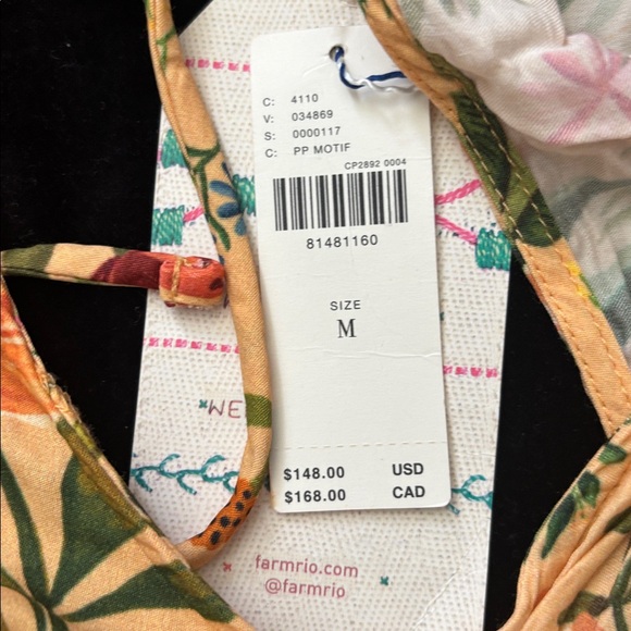 Farm RIO for Anthropologie Floral Yellow Jumpsuit - Picture 5 of 9